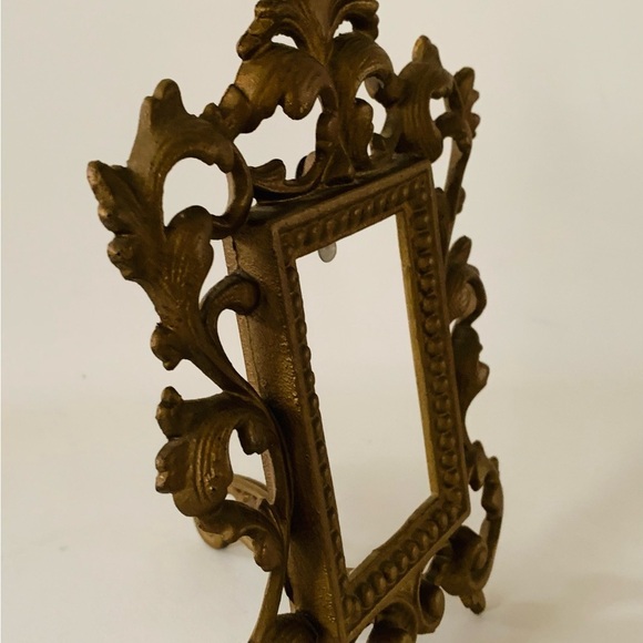 Art Nouveau Style Picture Frame Andrea by Sadek Vintage Metal Easel Back - Picture 7 of 11